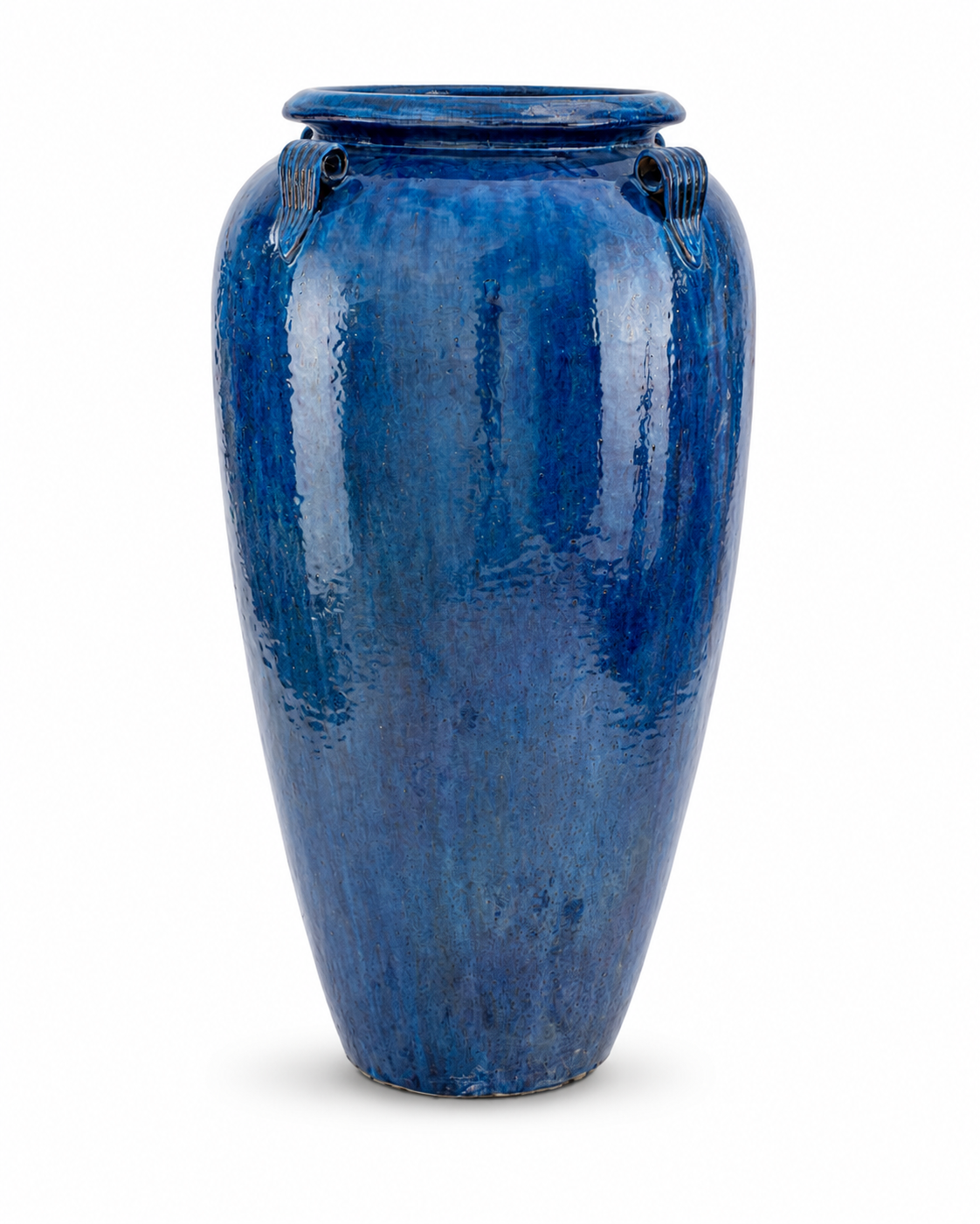 aqua blue plant pot Aqua Blue Choe w/Handles Planter
