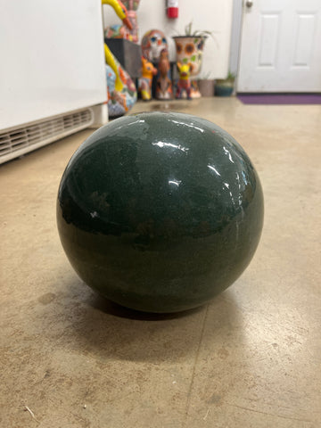 Falling Green Sphere