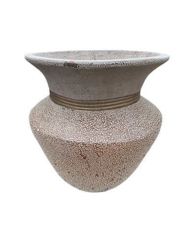 Pebbled Banded Bulb Planter