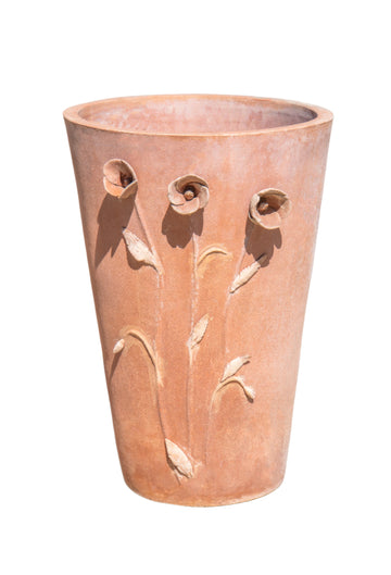 Italian Poppy Vase 21"