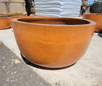 Orange Carrot Quinta Bowl Planter