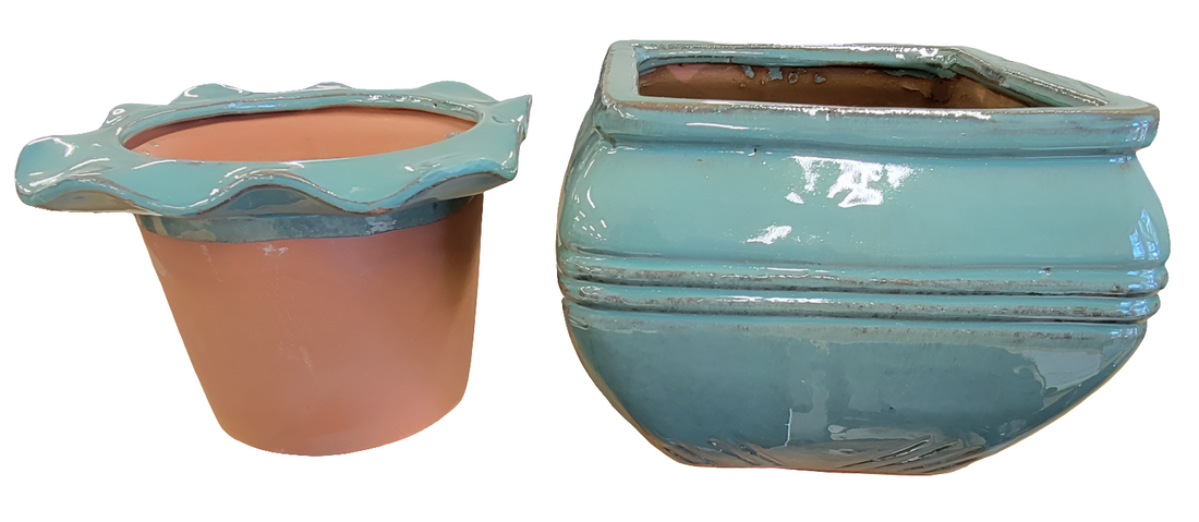Ripple Rim Self Watering Pot