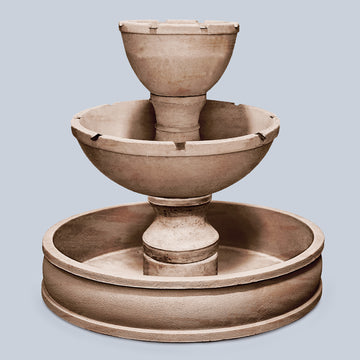 Contempo Fountain in 70" Fiberglass Pond