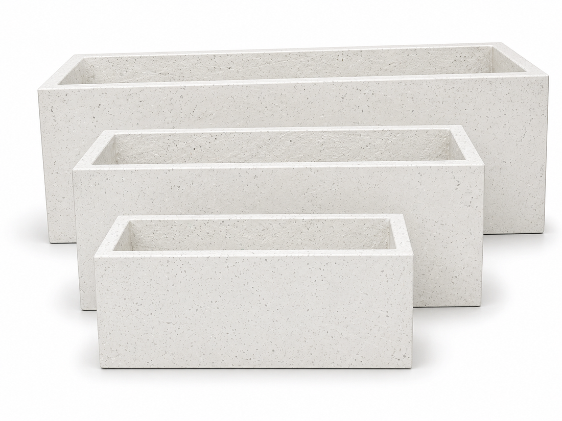 Terrazzo Window Box Planter