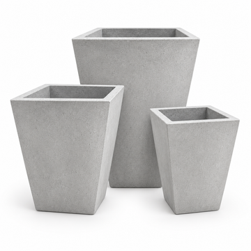 Cement Wide Tapered Square