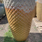 Volcanic Yellow Cream Diamond Prism Planter 39"