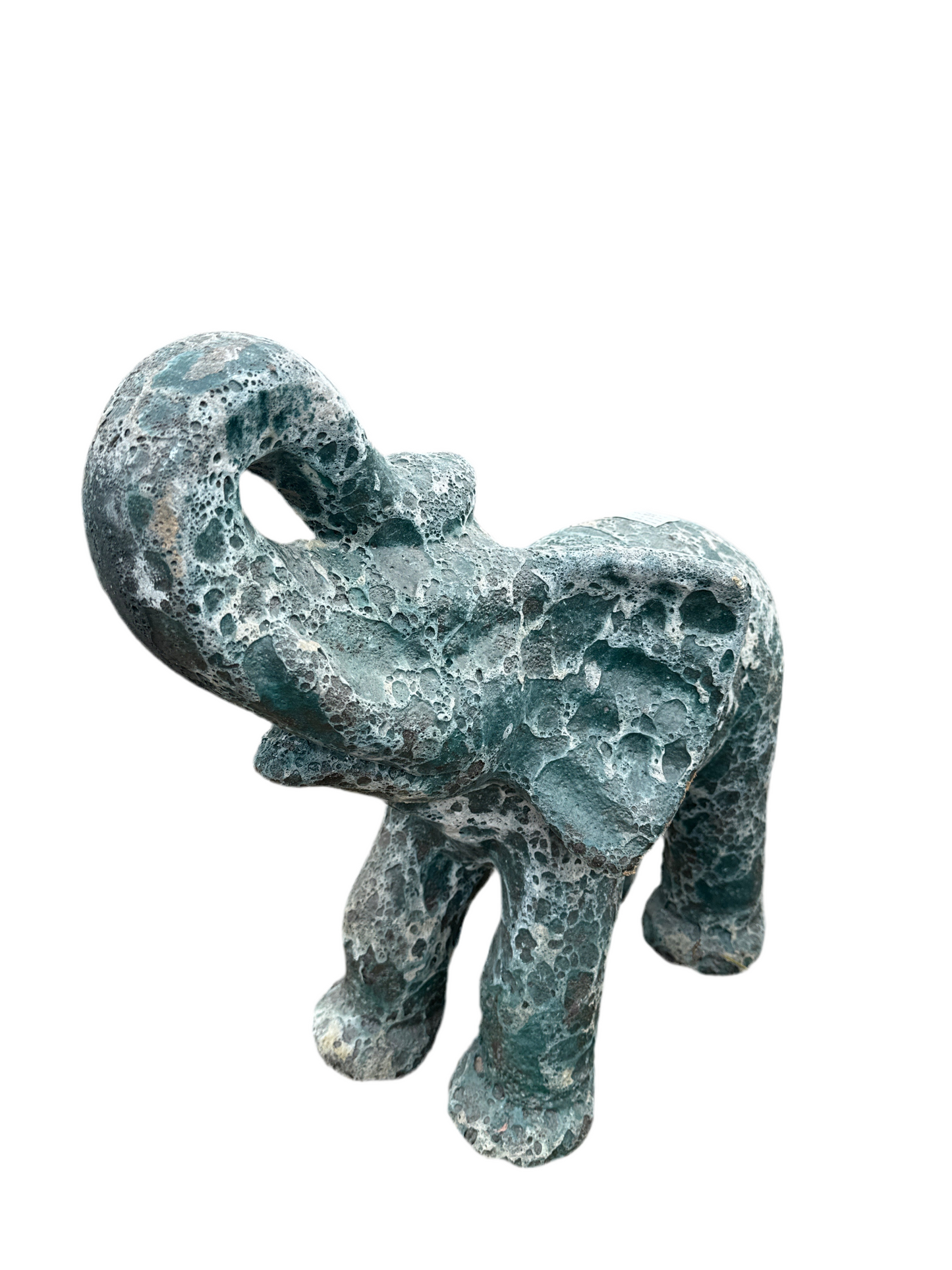 Rustic Jade Elephant