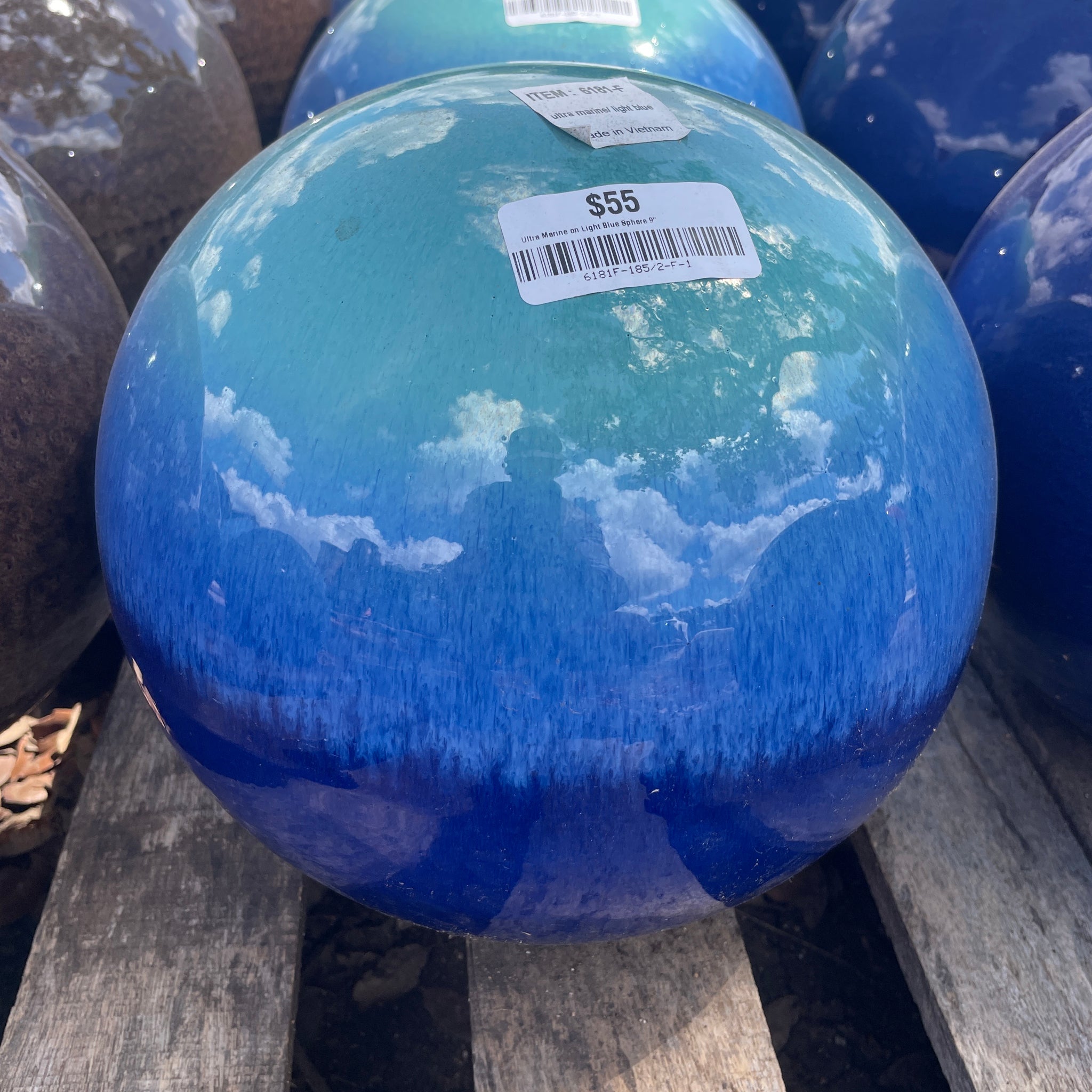 Ultra Marine on Light Blue Sphere