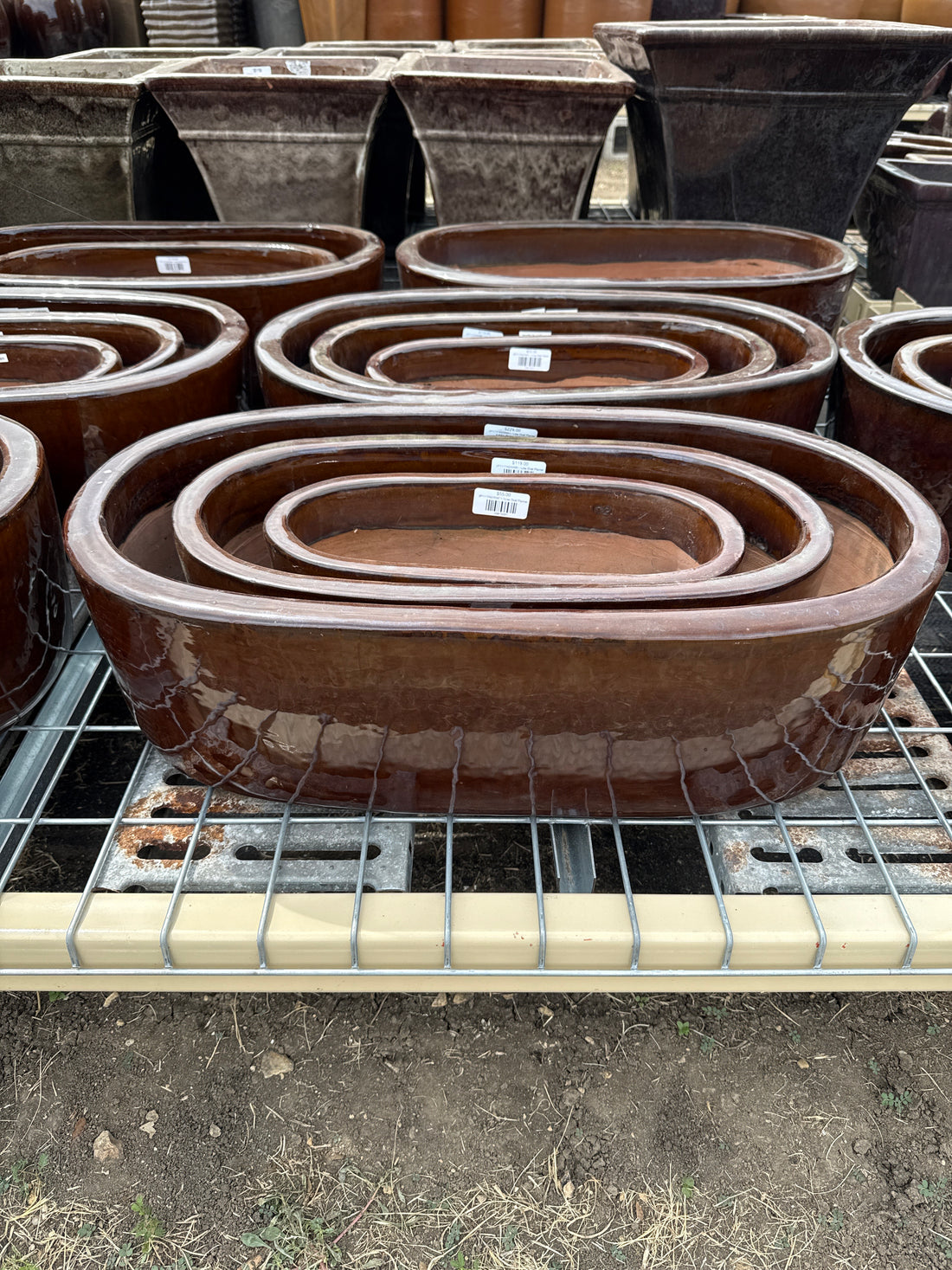 Low Oval Planter
