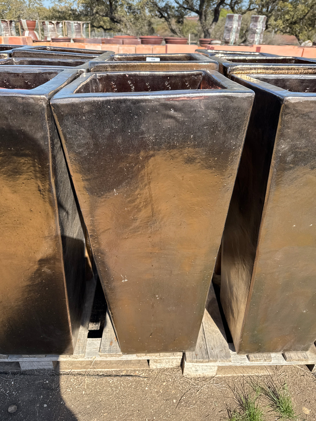 Tapered Square Smooth Planter