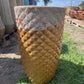 Volcanic Yellow Cream Diamond Prism Planter 27"