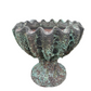 Midnight Green Clam Pedestal