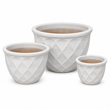 Lipped Diamond Egg Planter