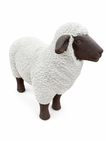 White/Brown Stoic Sheep