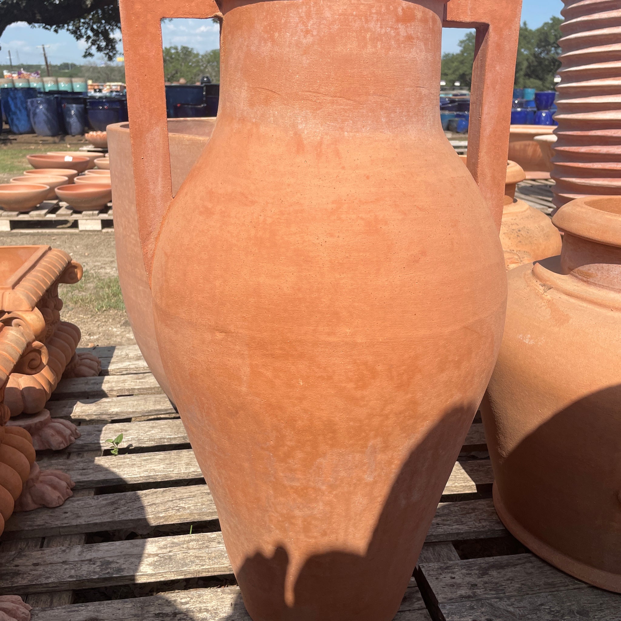 Italian Amphora w Square Handles 32"