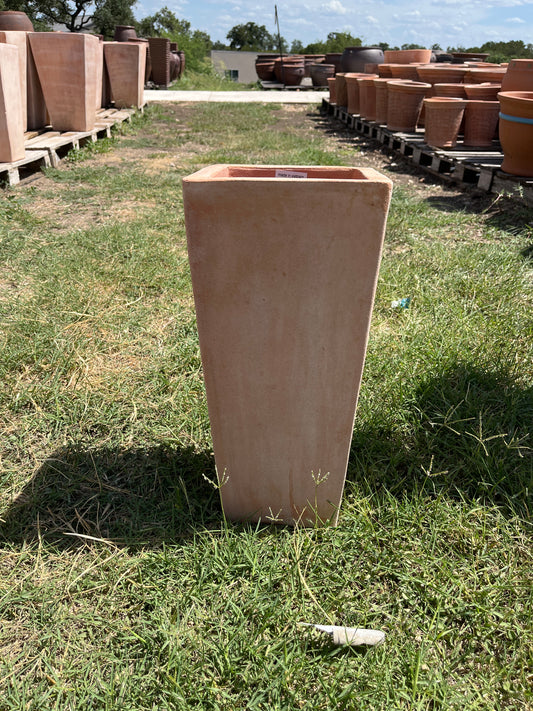 Terracotta Tapered Square Planter 19"