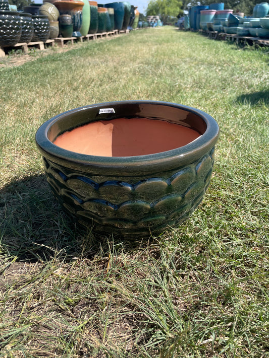 Green Scales Bowl 7"