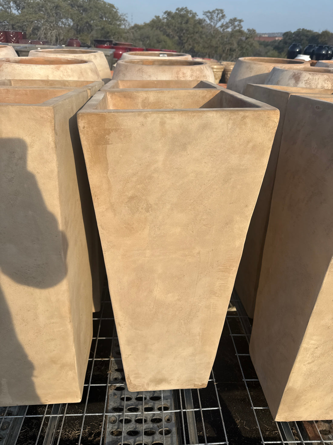 Terracotta Tall Square Planter 13