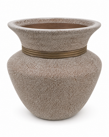 Pebbled Banded Bulb Planter