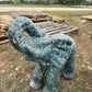Rustic Jade Elephant