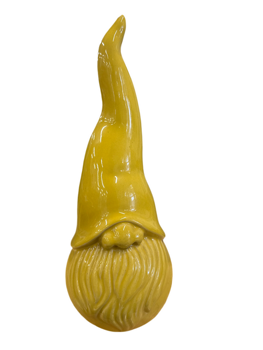 Yellow Stumpy Garden Gnome