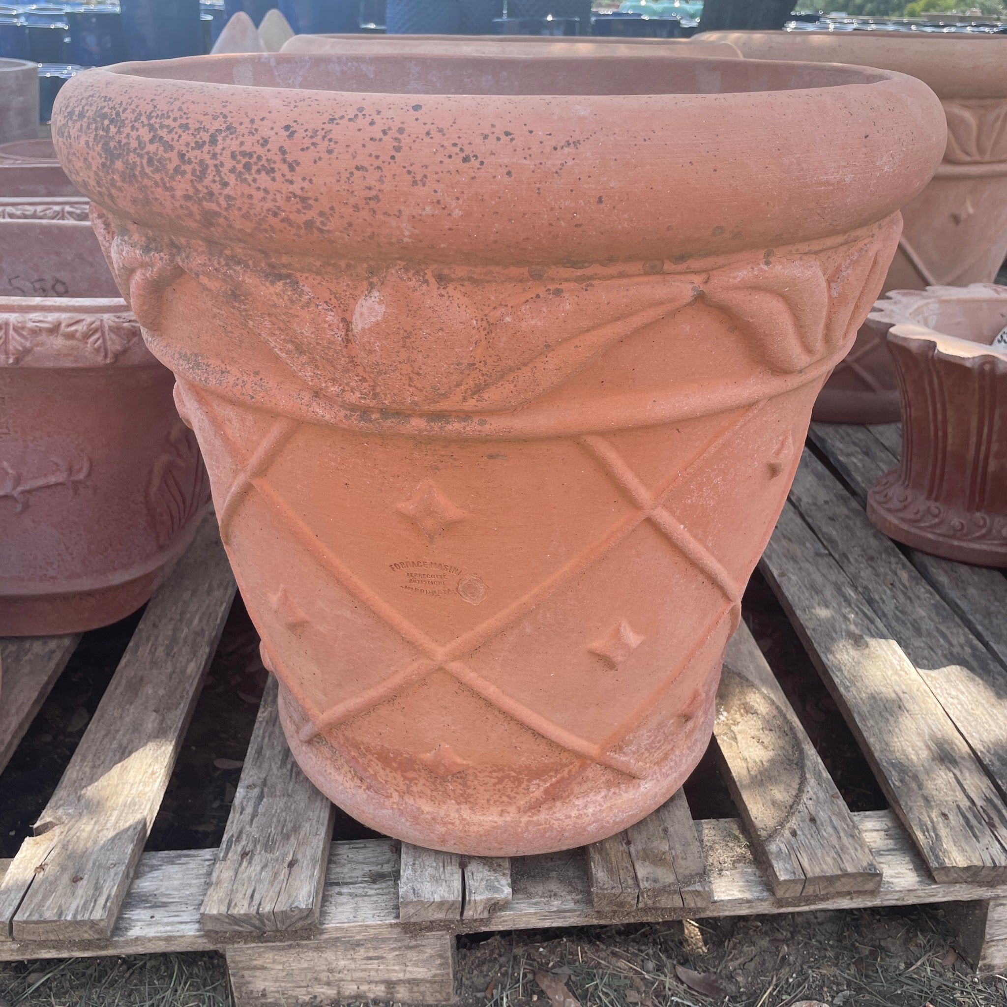 Italian Pineapple Vase 20"