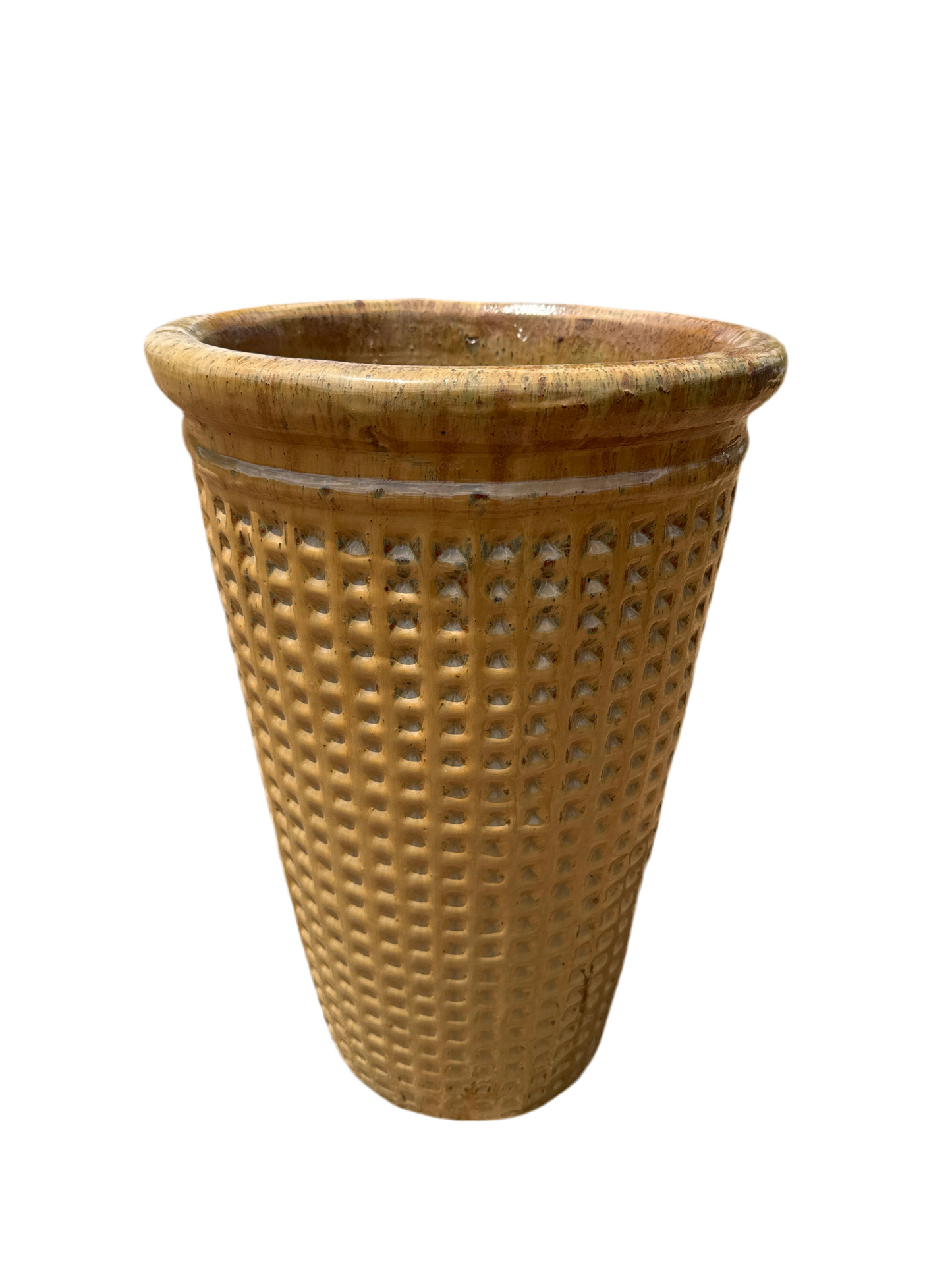 High Fried Cream Concave Pyramid Planter