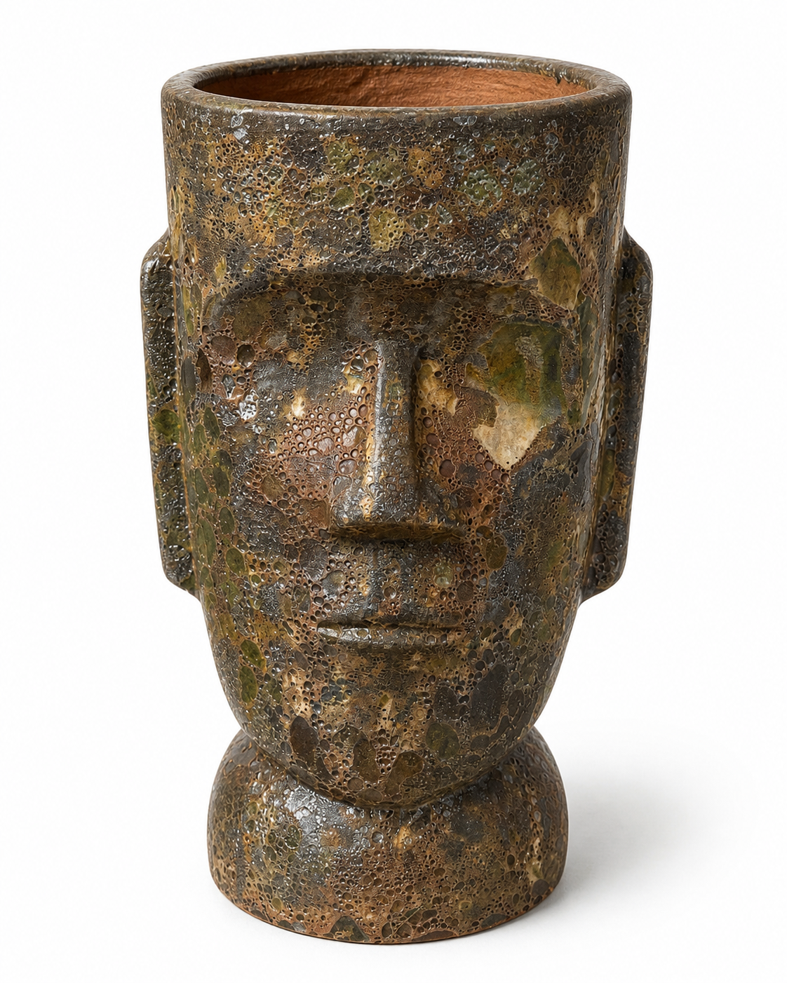 statue head plant pot Tiki Head Planter