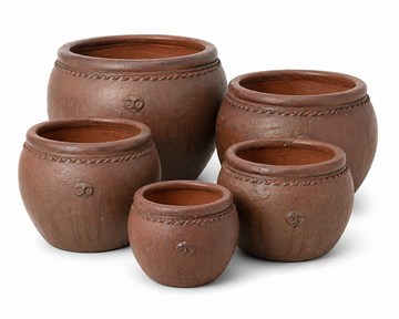 Pie Crust Under Rim Planter