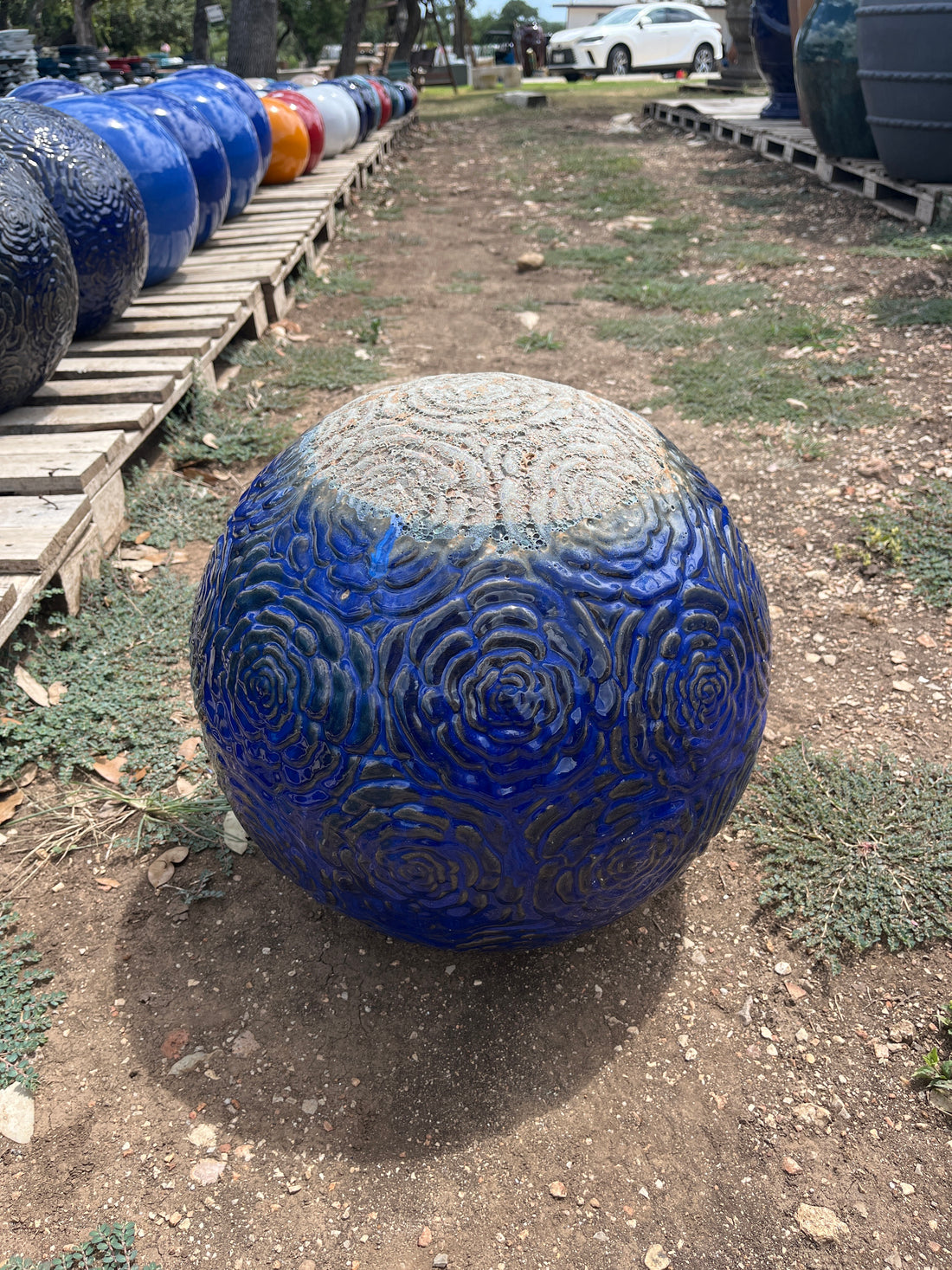 Light Blue Rose Sphere