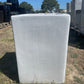 White Tall Square Planter 23"