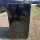 Glossy Black Tall Square Planter 17"