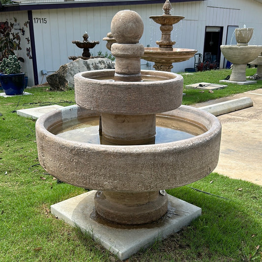 Stone Mill Cylinder Fountain NBS