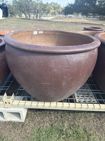 Wide Planter with Rim