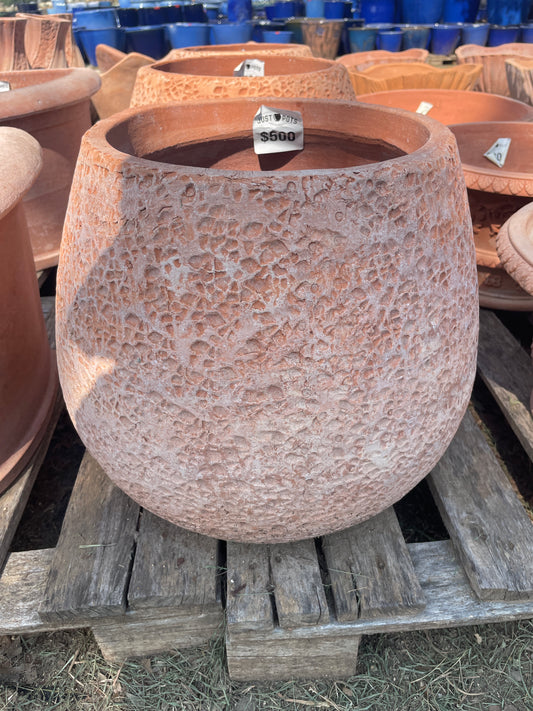 Italian Hammered Cachepot 14"