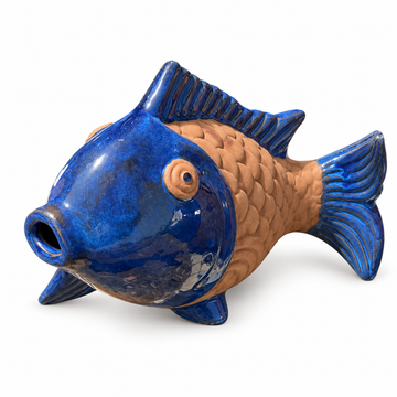 Dark Clay and Blue Fish