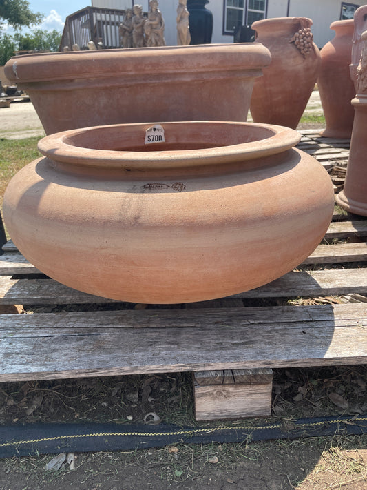 Italian Cachepot w Border 13"