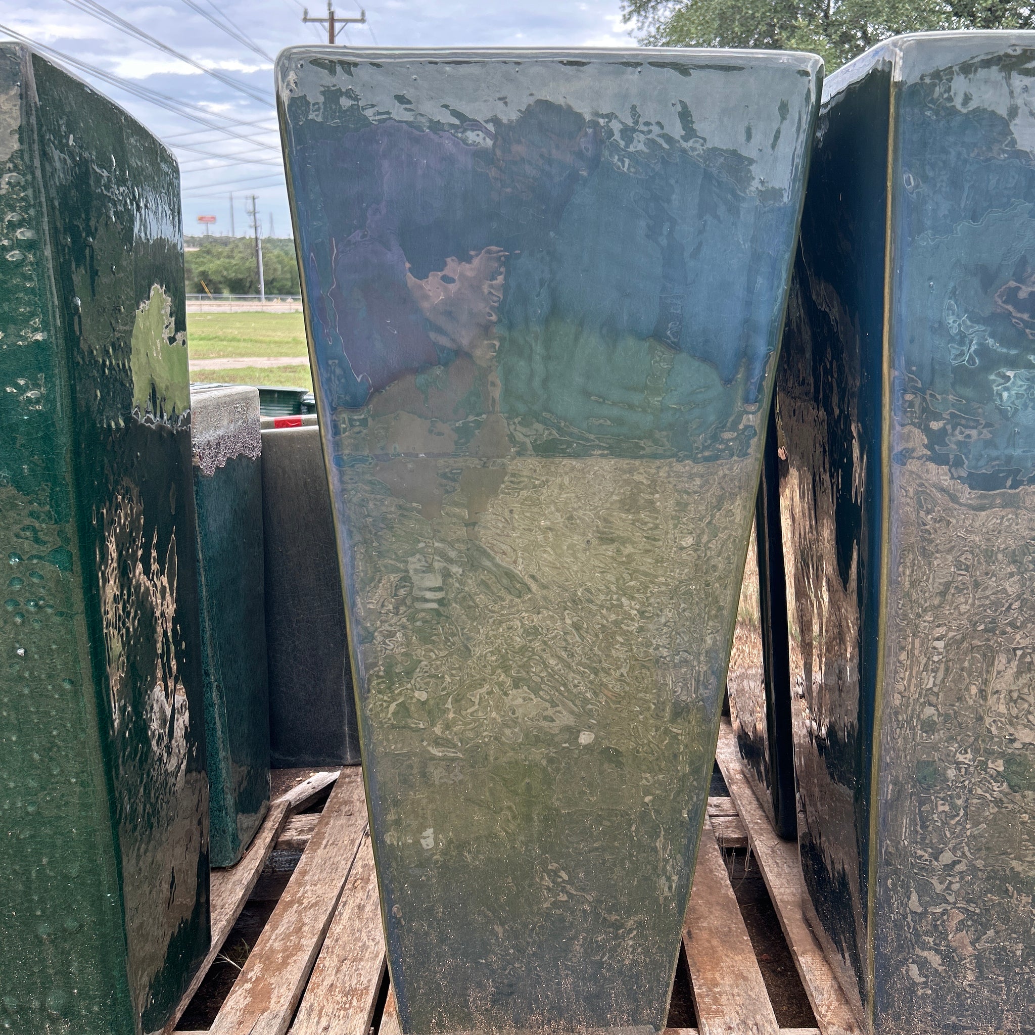 Tapered Square Smooth Planter