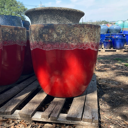 Red Atlantis Glazed 18"