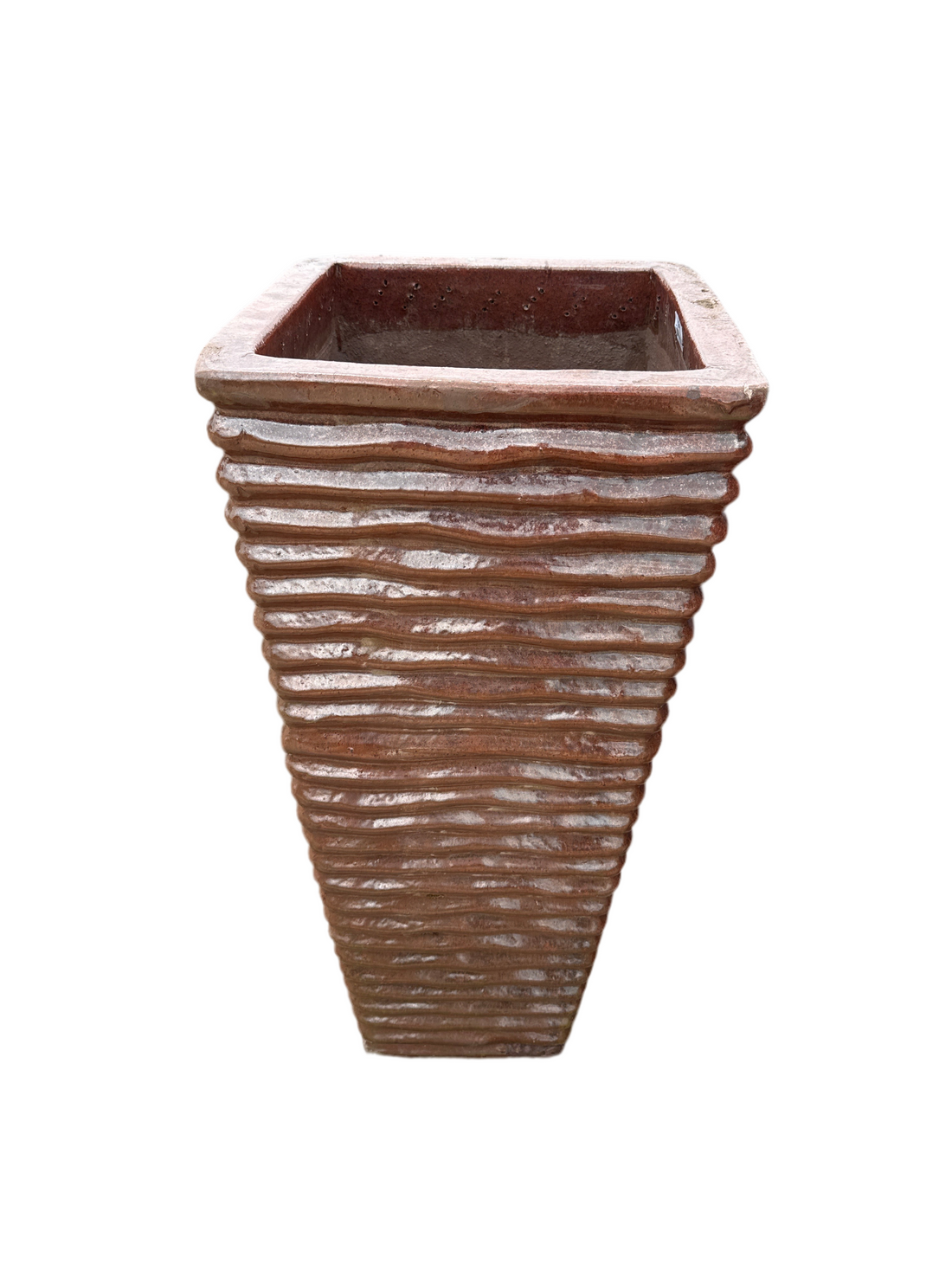 Tall Square Waves Planter