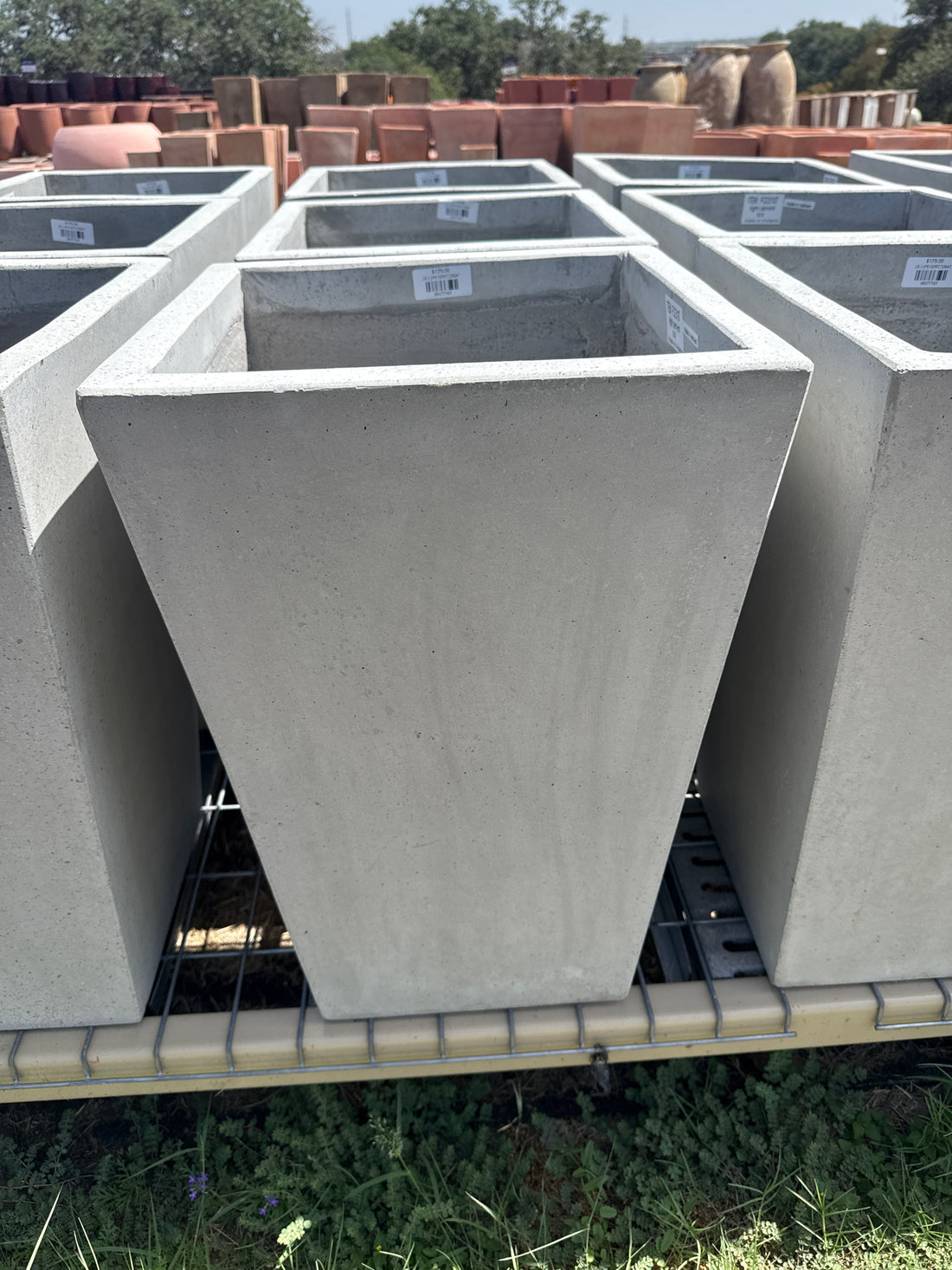 Cement Wide Tapered Square