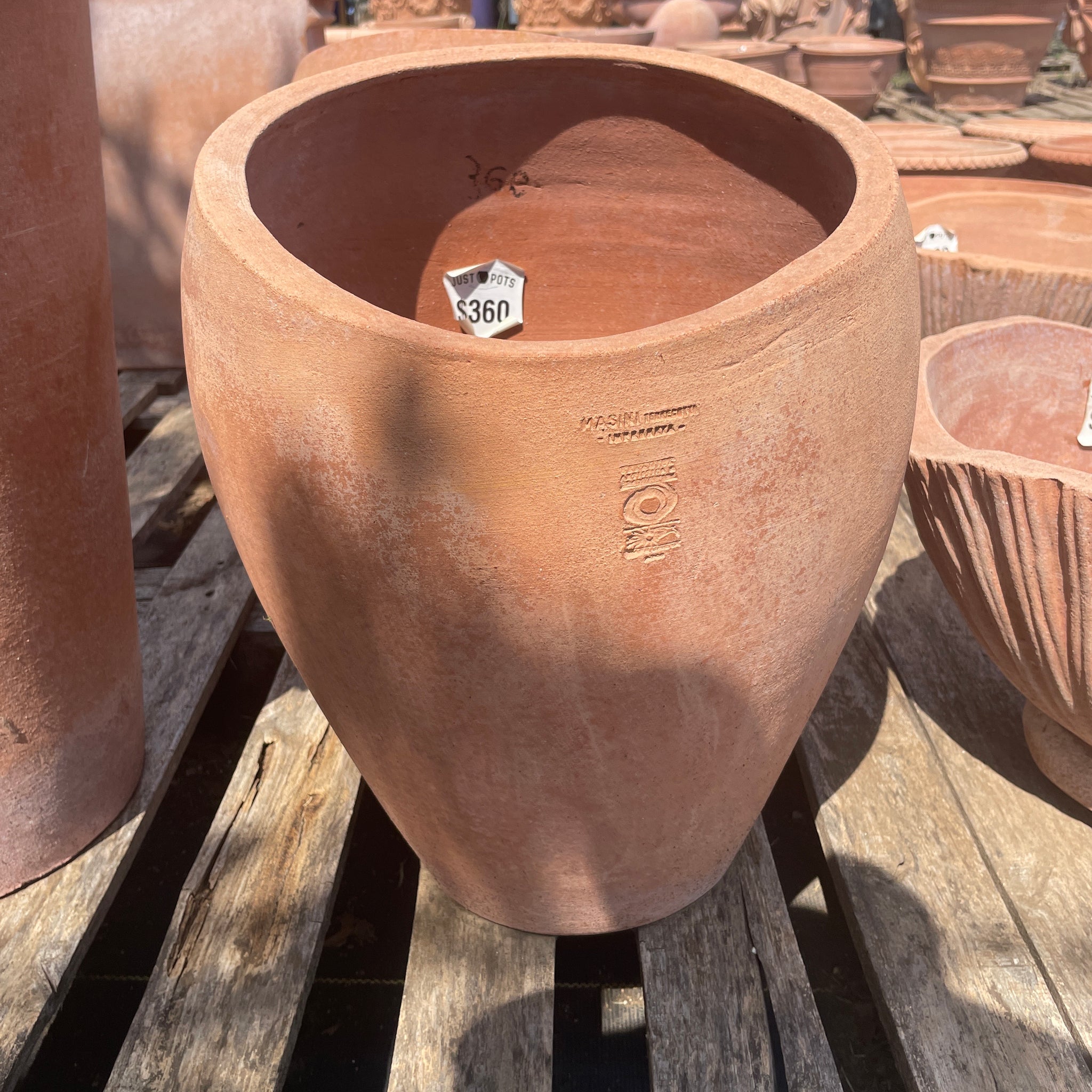 Italian Oblique Jar 17"