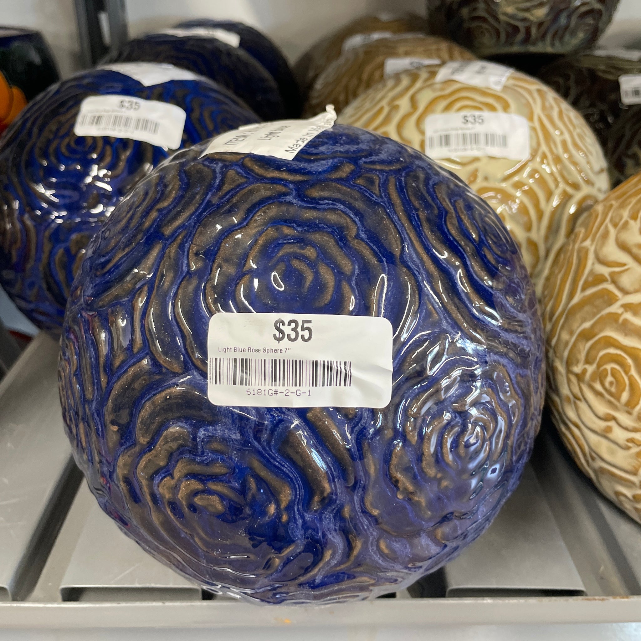 Light Blue Rose Sphere