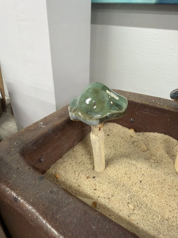 Green Small Cone Mushroom
