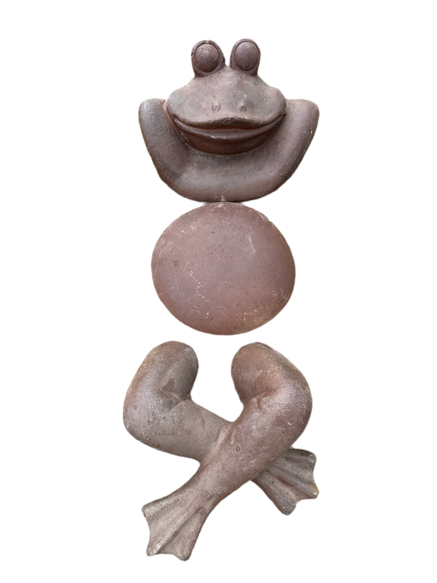 Black Clay Relaxing Frog 3 Piece