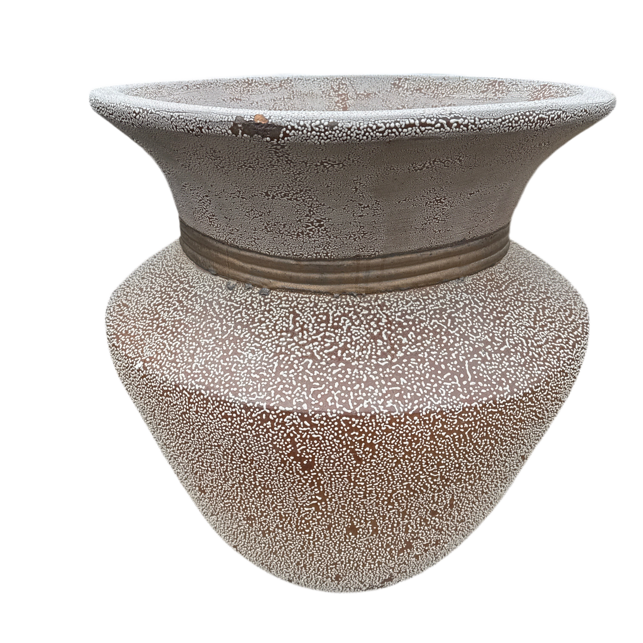 Pebbled Banded Bulb Planter
