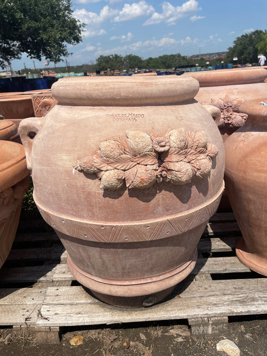 Italian Jar w Pomegranates 26"