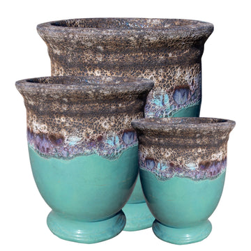 Tapered Rim w Base Planter