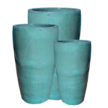 Alulan Tall Round Planter