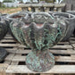 Midnight Green Clam Pedestal